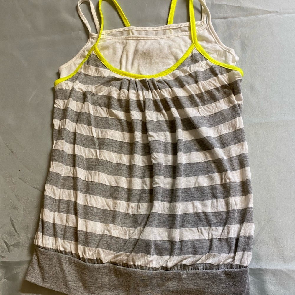 Weavers striped tank